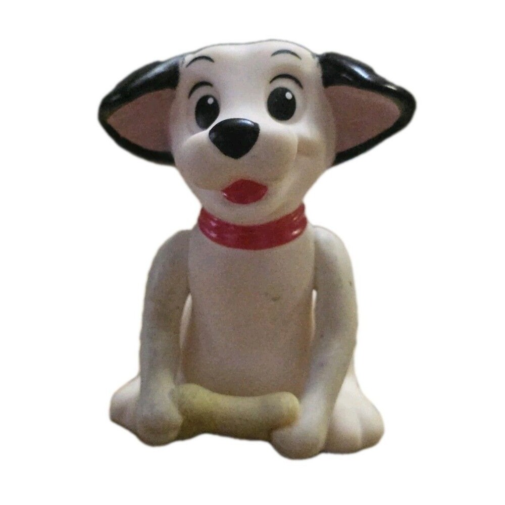 Vintage 1991 101 Dalmations McDonalds Happy Meal Toy Lucky Figurine Dog 2.5" 90s